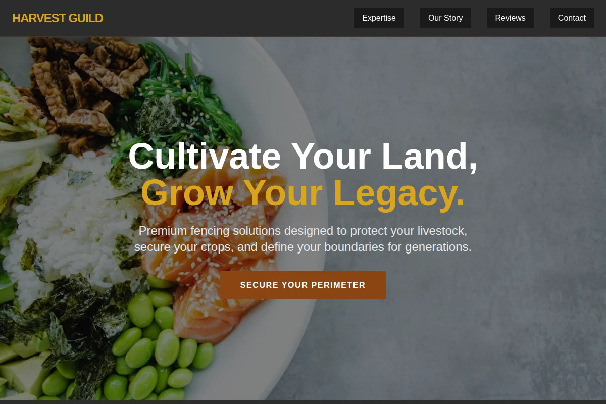 Fencing Farm Food Service