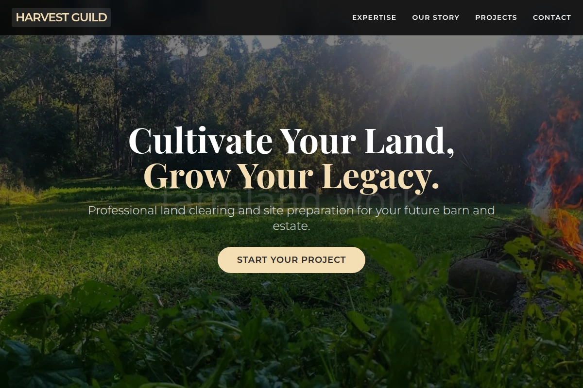 Barn Land Clearing