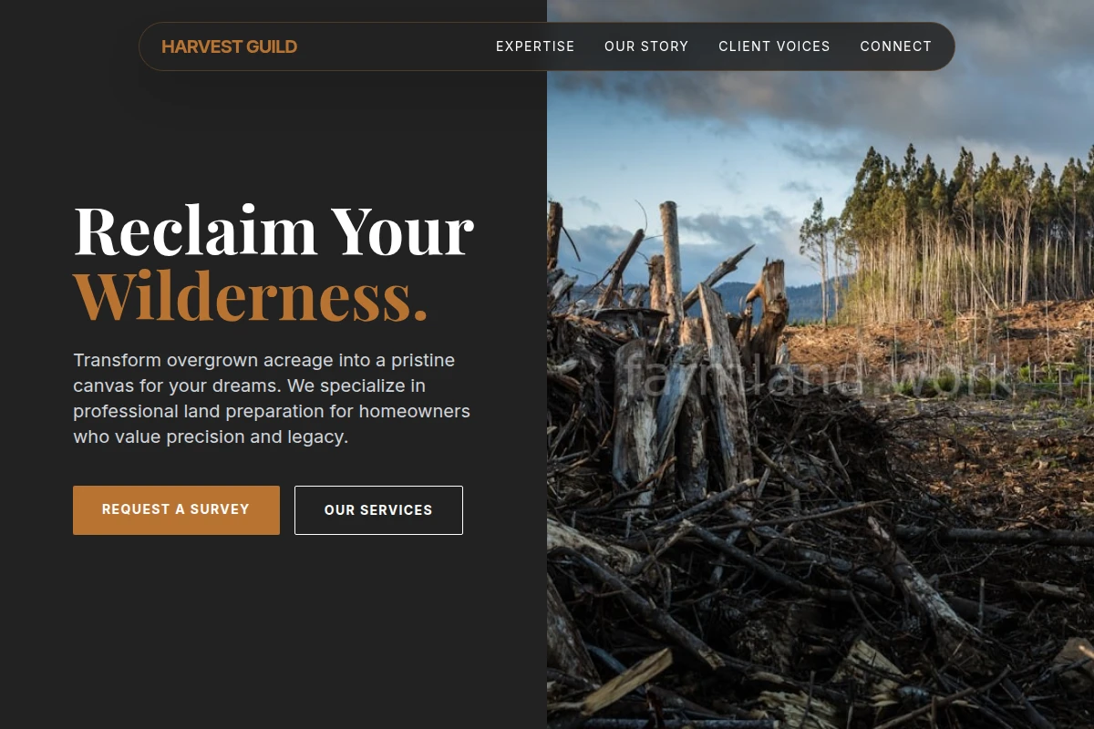 Furrow Land Clearing